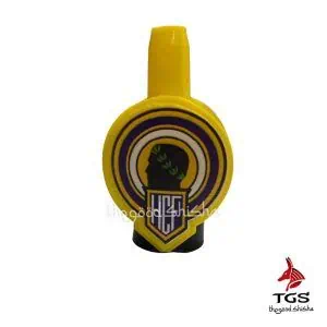 Boquilla personal 3D Hércules amarillo para cachimba