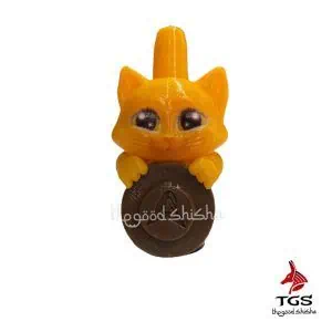 Boquilla personal 3D gato con botas y sombrero