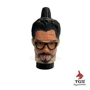 Boquilla personal 3D profesor con gafas para cachimba
