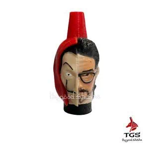 Boquilla personal 3D profesor máscara con dos caras