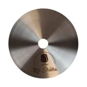 Plato Mr Shisha Mini Khalifa en acero inoxidable para crear la purga cascada silver