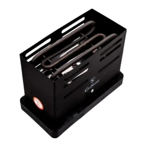 Hornillo Toaster Burner 800W Cold Smoke con doble pared metálica para encender 6 carbones de coco natural