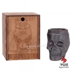 Cazoleta Don Skull de barro rojo artesanal de la marca rusa DON
