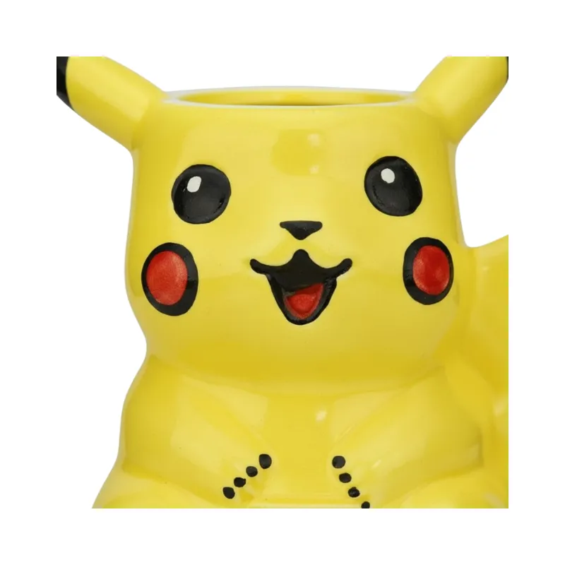 Cazoleta Don Pika Limited Edition de barro blanco pintada a mano con 5 orificios