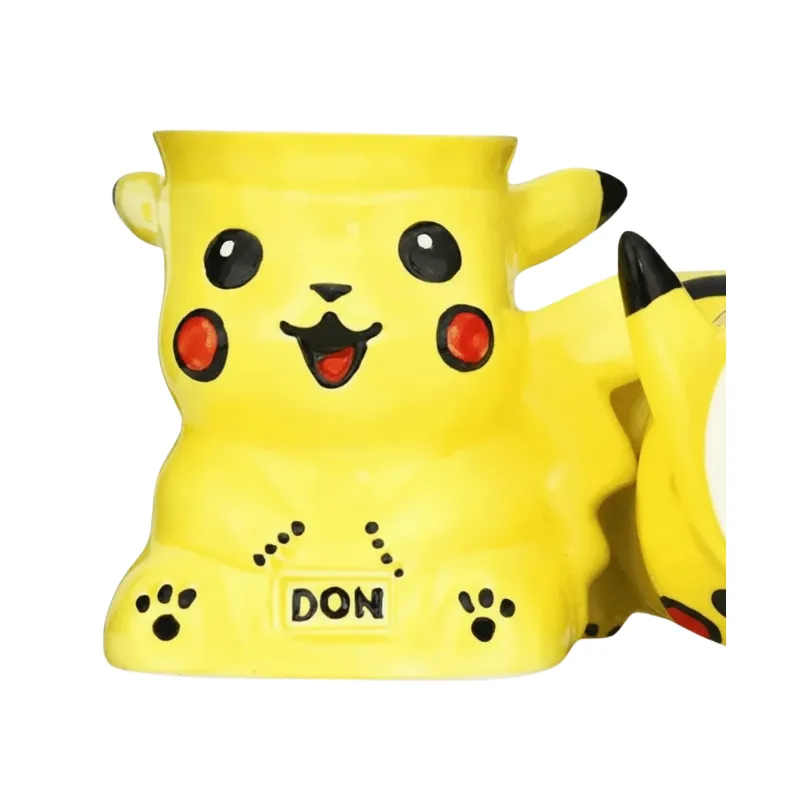 Cazoleta Don Pika Limited Edition de barro blanco pintada a mano con 5 orificios