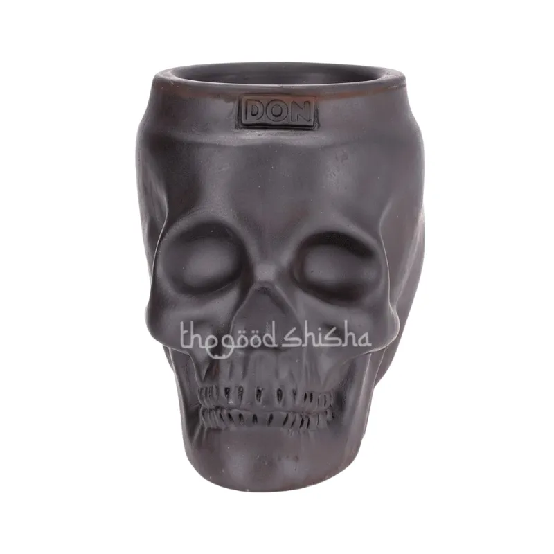 Cazoleta Don Skull de barro rojo artesanal de la marca rusa DON