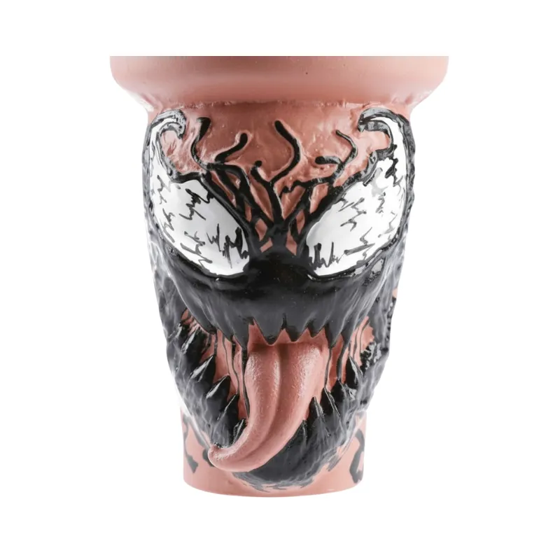 Cazoleta Kong Carnage Bowl de barro tradicional sin esmalte y estética llamativa