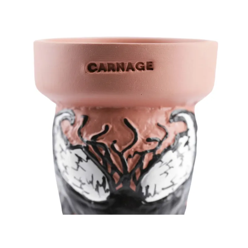 Cazoleta Kong Carnage Bowl de barro tradicional sin esmalte y estética llamativa