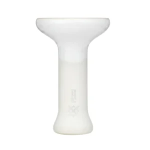 Cazoleta Oblako x Doosha Phunnel White de barro blanco con doble esmalte