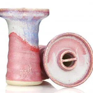 Cazoleta Alpaca Bowl Simphony Pinky en barro refractario esmaltado con diseño phunnel y puente