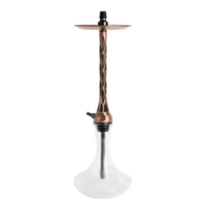 Cachimba Blade Hookah One M Titan Bronze rusa en acabado bronce con plato ajustable a presión y purga 360°