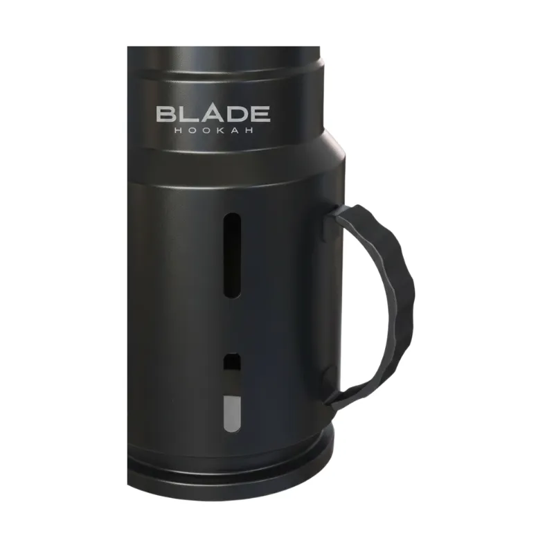 Cubrevientos Blade Hookah con mango de aluminio anodizado