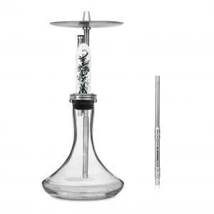 Cachimba El Bomber Igla Calligraphy diseñada por tatuadores con acero AISI 304 y base diamante