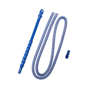 Manguera Helium Blazar Flex en látex con vinilo corrugado, boquilla de plástico y conector de silicona
