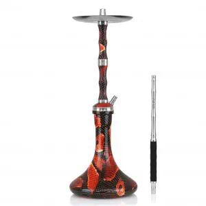 Cachimba Panda Hookah Exclusive Snake de acero V2A con diseño piel de serpiente
