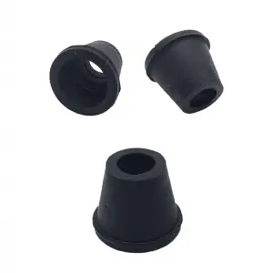 Junta cazoleta caucho negra universal para cazoletas de pared áspera
