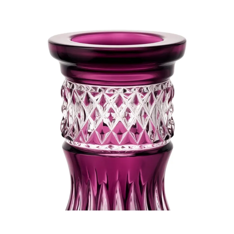 Base Caesar Cone Crown Mini Cut Purple en cristal morado