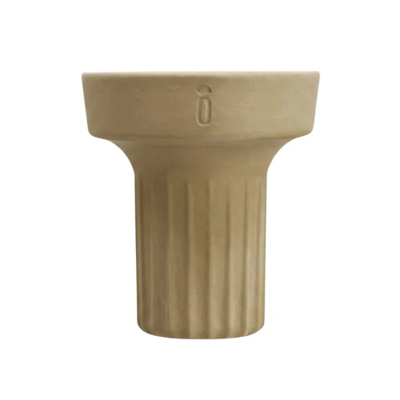 Cazoleta Oblako Stone Phunnel de barro blanco chamotado sin esmalte
