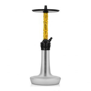 Cachimba Moze Varity Lounge Black Frosted con base de cristal soplado y mástil de resina acrílica