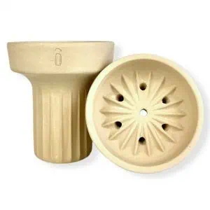 Cazoleta Oblako Stone Killer de barro blanco chamotado sin esmalte