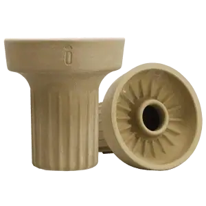 Cazoleta Oblako Stone Phunnel de barro blanco chamotado sin esmalte