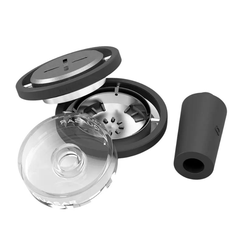 Quasar Raas 2 cazoleta phunnel en cristal y silicona con kaloud de aluminio aeronáutico piezas