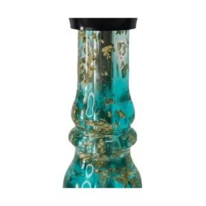 Cachimba Nayb Hookah Baby mini brasileña en acero inoxidable con mástil de resina epoxy artesanal