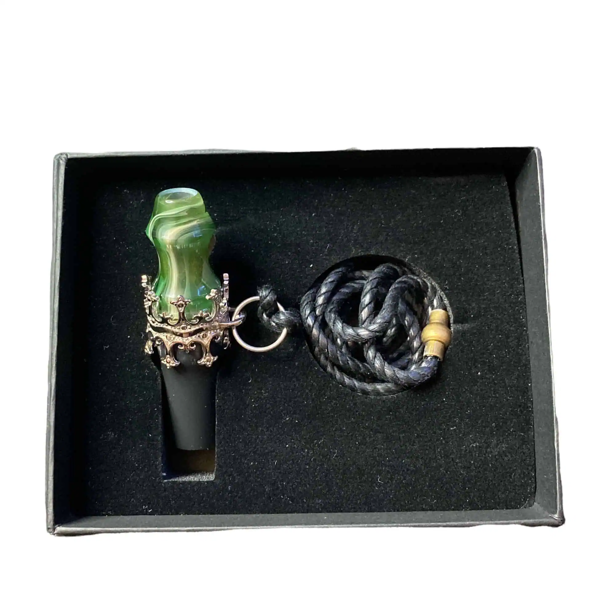 Boquilla personal Sipsiy de resina epoxy con corona de acero
