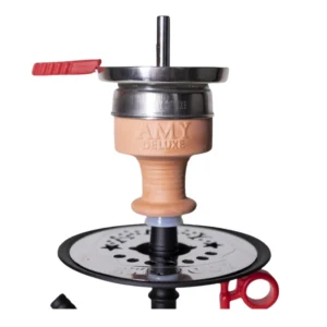Cachimba Amy Deluxe Jewel S de 43 cm en aluminio alta calidad con sistema KlickSystem y cámara tradicional