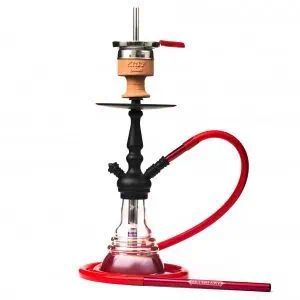 Cachimba Amy Deluxe Little Zuri V2 mini de 34 cm en acero inoxidable con sistema click sin fugas