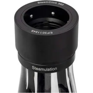 cierre camara steamulation superior black polished