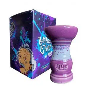 Cazoleta Purple Storm de Rut Shishas en barro blanco chamotado tipo phunnel