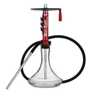 Cachimba El Bomber Midnight inspirada en club callejero japonés con purga por tubos de escape en acero inoxidable