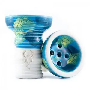 Cazoleta Kemba Bowl by BSV de barro blanco chamotado con logo del alacrán