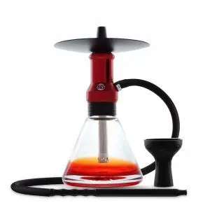 Cachimba MS Bubble One Mashisha ideal para transportar fabricada en aluminio de alta calidad con rendimiento espectacular, purga entretenida que hace olvidar por completo el tamaño de la cachimba, base de vidrio con sistema CLICK fácil de lavar y de montar, cuerpo metálico de aluminio, boquilla de aluminio, plato para ceniza y juego completo de gomas en The Good Shisha