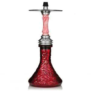 Cachimba Vyro Spectre AEON de 41 cm en acero V2A con 17 purgas intercambiables red