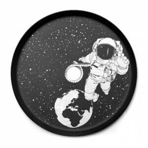 Plato Alpha X Beat Engraved con grabado láser