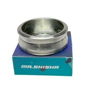 Gestor de calor Mr Shisha Titan en acero mixto con grabados únicos