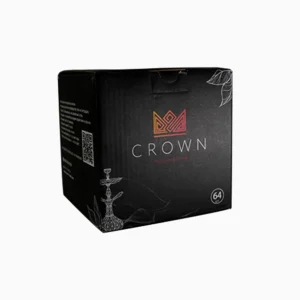 Carbón natural Crown 26mm con diseño perforado para cachimba