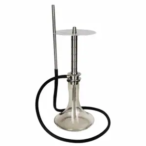 Cachimba Tempus Sceptre griega de acero inoxidable con purga por las grecas