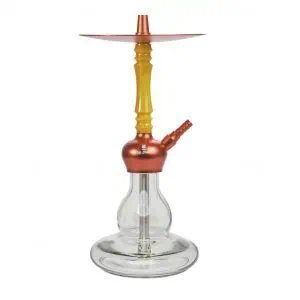 Mr Shisha Rocket 2.0 Edición España de 41 cm con mástil efecto resina y base de cristal completa