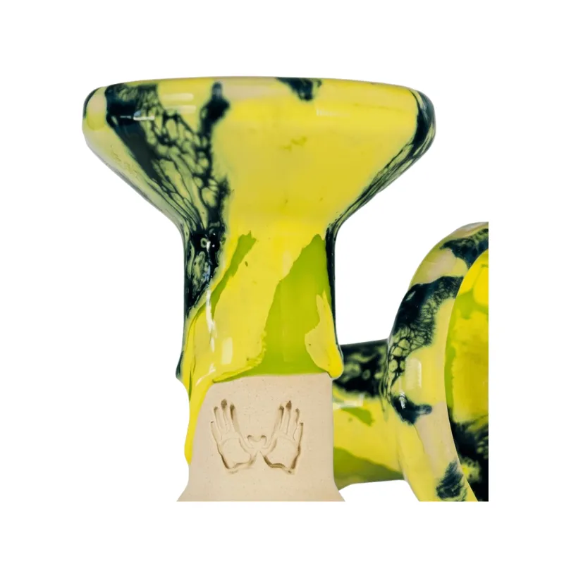 Cazoleta Mud Kolona Phunnel de barro blanco con chamota fina esmaltada
