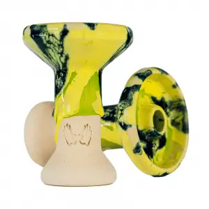 Cazoleta Mud Kolona Phunnel de barro blanco con chamota fina esmaltada
