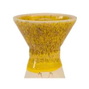 Cazoleta Mud Tempo Phunnel de barro blanco con chamota fina esmaltada