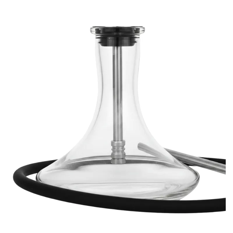 Cachimba VZ Hookah Minimal Insert Ocean en acero V2 con mástil en resina premium y purga con efecto X base