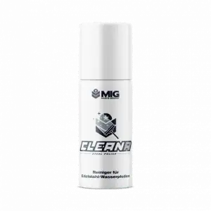 Limpiador MIG Clean-R Steel Polish spray de 75 ml para cachimbas de acero inoxidable