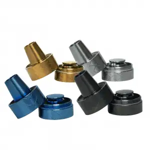 Recogemelaza Mr Shisha Valhalla en acero inoxidable V2A para cachimba PLATA