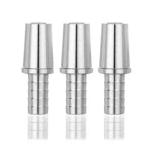 Conector manguera Aladin MVP en acero inoxidable para cachimba