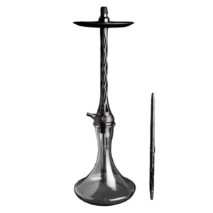 Cachimba Blade Hookah One M Titan All Black rusa con plato ajustable a presión y purga 360°