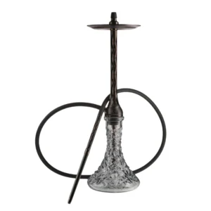 Cachimba Blade Hookah One M Titan All Black rusa con plato ajustable a presión y purga 360°